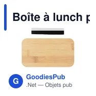 Boîte à lunch personnalisable 2 en 1 avec logo | Tijani - Miniature 9