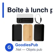 Boîte à lunch personnalisable 2 en 1 avec logo | Tijani - Miniature 10