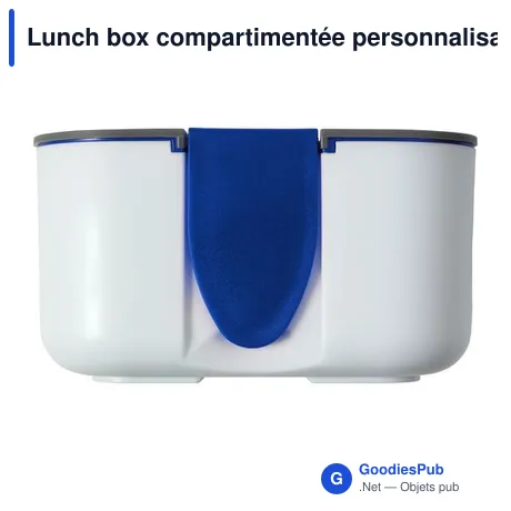 Lunch box compartimentée personnalisable avec logo - Veronica