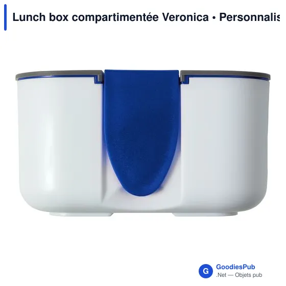 Lunch box compartimentée personnalisable avec logo - Veronica - Image 1