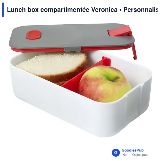 Lunch box compartimentée personnalisable avec logo - Veronica - Image 11