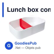 Lunch box compartimentée personnalisable avec logo - Veronica - Miniature 3