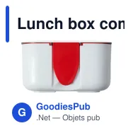 Lunch box compartimentée personnalisable avec logo - Veronica - Miniature 4