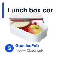 Lunch box compartimentée personnalisable avec logo - Veronica - Miniature 5