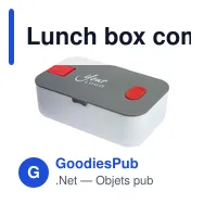 Lunch box compartimentée personnalisable avec logo - Veronica - Miniature 6