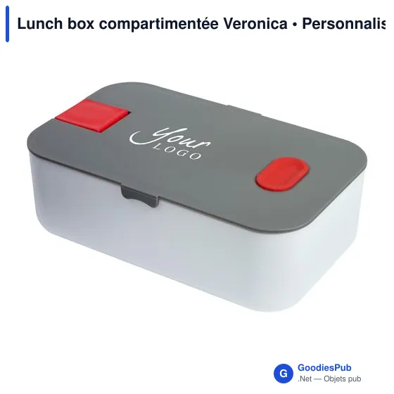 Lunch box compartimentée personnalisable avec logo - Veronica - Image 6