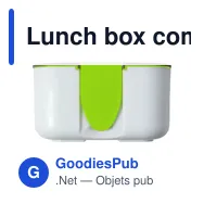 Lunch box compartimentée personnalisable avec logo - Veronica - Miniature 7