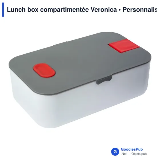 Lunch box compartimentée personnalisable avec logo - Veronica - Image 8