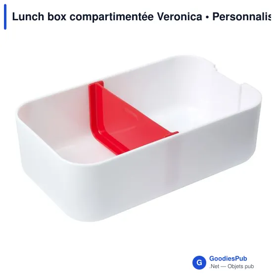Lunch box compartimentée personnalisable avec logo - Veronica - Image 9