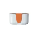Variante orange - Lunch box compartimentée personnalisable avec logo - Veronica