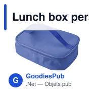 Lunch box personnalisable dans pochette isotherme Milo avec logo - Miniature 2