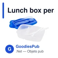 Lunch box personnalisable dans pochette isotherme Milo avec logo - Miniature 6