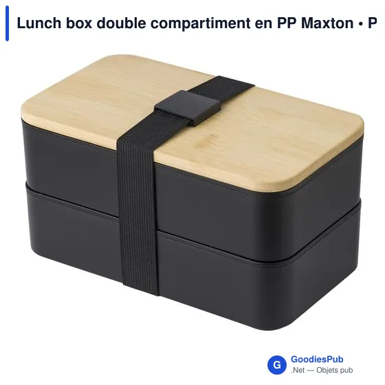 Lunch box double compartiment en PP Maxton - Image 5