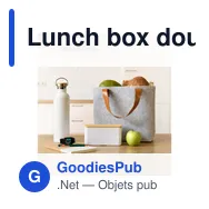 Lunch box double compartiment en PP Maxton - Miniature 7