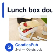 Lunch box double compartiment en PP Maxton - Miniature 8