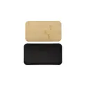 Variante noir - Lunch box double compartiment en PP Maxton