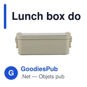 Lunch box double compartiments en PP Siena - Miniature 14