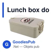 Lunch box double compartiments en PP Siena - Miniature 16