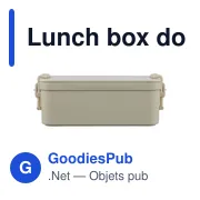 Lunch box double compartiments en PP Siena - Miniature 18