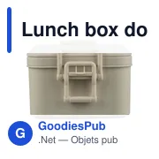 Lunch box double compartiments en PP Siena - Miniature 19