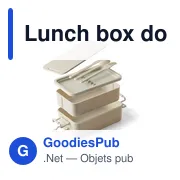 Lunch box double compartiments en PP Siena - Miniature 22