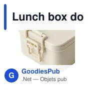 Lunch box double compartiments en PP Siena - Miniature 24