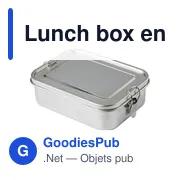 Lunch box personnalisable en acier inoxydable avec logo - Kasen - Miniature 5