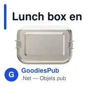 Lunch box en acier inoxydable Reese - Miniature 1