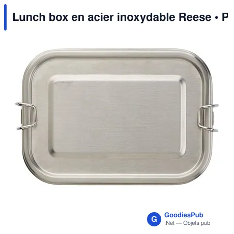 Lunch box en acier inoxydable Reese