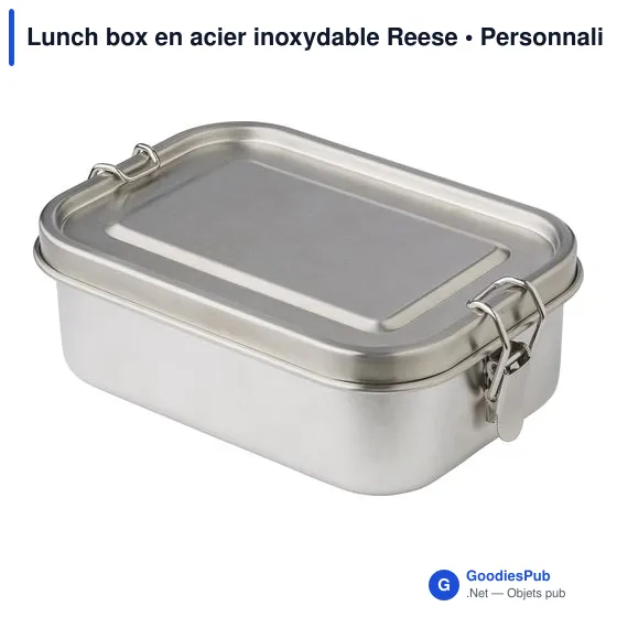 Lunch box en acier inoxydable Reese - Image 2