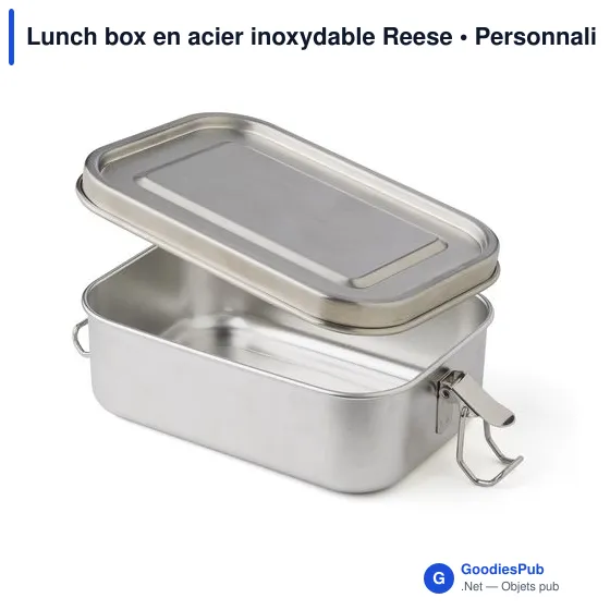 Lunch box en acier inoxydable Reese - Image 4