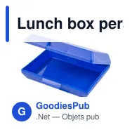 Lunch box personnalisable en plastique avec logo - Adaline - Miniature 3
