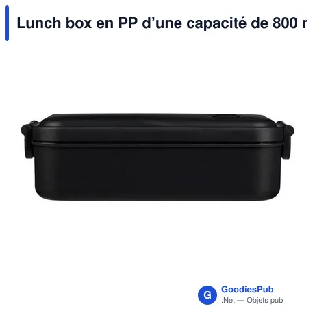 Lunch box en PP d’une capacité de 800 ml Ondine