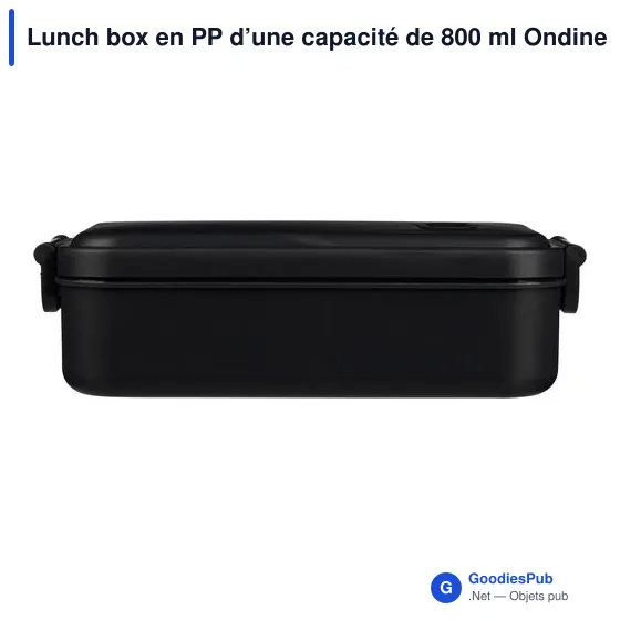 Lunch box en PP d’une capacité de 800 ml Ondine - Image 1
