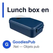 Lunch box en PP d’une capacité de 800 ml Ondine - Miniature 2