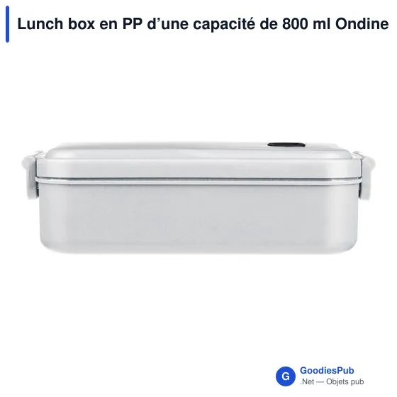Lunch box en PP d’une capacité de 800 ml Ondine - Image 11
