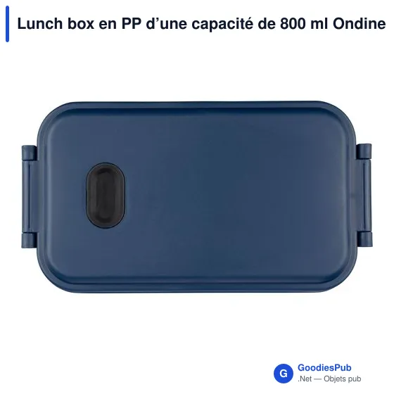 Lunch box en PP d’une capacité de 800 ml Ondine - Image 3