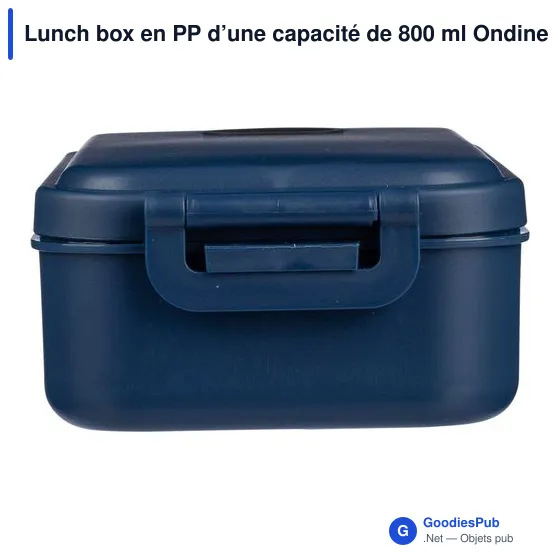 Lunch box en PP d’une capacité de 800 ml Ondine - Image 4