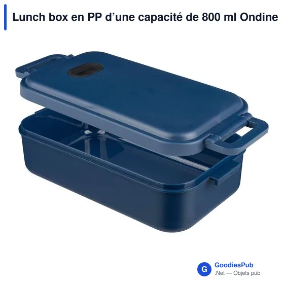 Lunch box en PP d’une capacité de 800 ml Ondine - Image 5