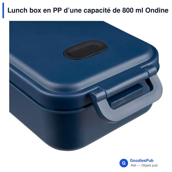 Lunch box en PP d’une capacité de 800 ml Ondine - Image 6