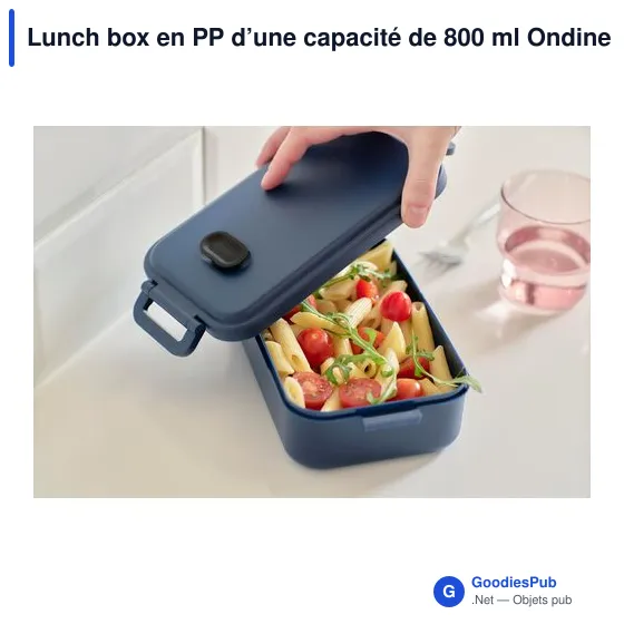 Lunch box en PP d’une capacité de 800 ml Ondine - Image 7