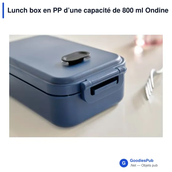 Lunch box en PP d’une capacité de 800 ml Ondine - Image 8