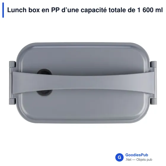 Lunch box en PP d’une capacité totale de 1 600 ml Selwyn - Image 6