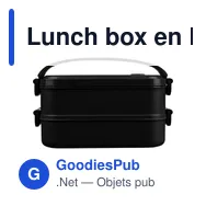 Lunch box en PP d’une capacité totale de 1 600 ml Selwyn - Miniature 10