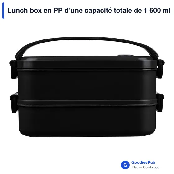 Lunch box en PP d’une capacité totale de 1 600 ml Selwyn - Image 10