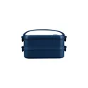 Variante bleu - Lunch box en PP d’une capacité totale de 1 600 ml Selwyn