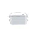 Variante blanc - Lunch box en PP d’une capacité totale de 1 600 ml Selwyn