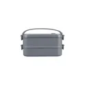 Variante gris - Lunch box en PP d’une capacité totale de 1 600 ml Selwyn