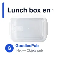 Lunch box en verre personnalisable avec logo - Jack - Miniature 3