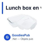 Lunch box en verre personnalisable avec logo - Jack - Miniature 5
